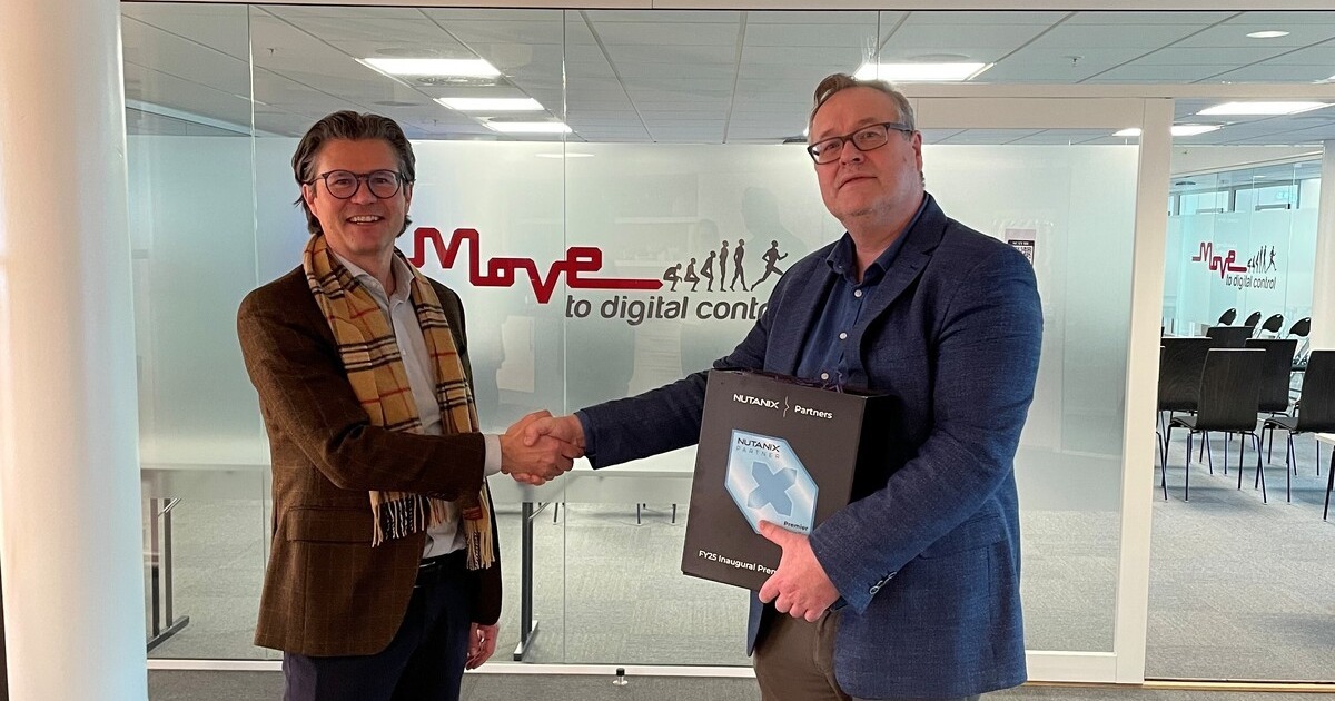 Move oppnår Premier Partner-status hos Nutanix – som én av tre første i verden