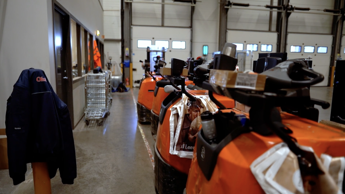Slik holder Oluf Lorentzen logistikkmaskinen i gang